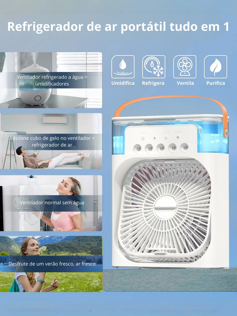 Mini Ventilador Refrigerador de Ar